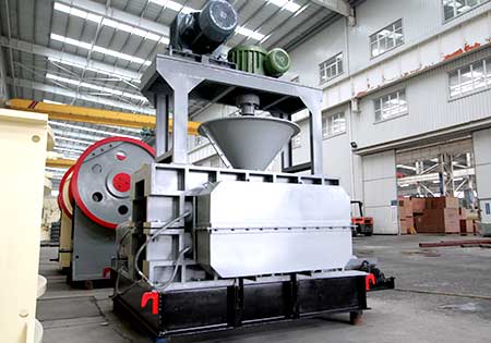 Lime briquetting machine