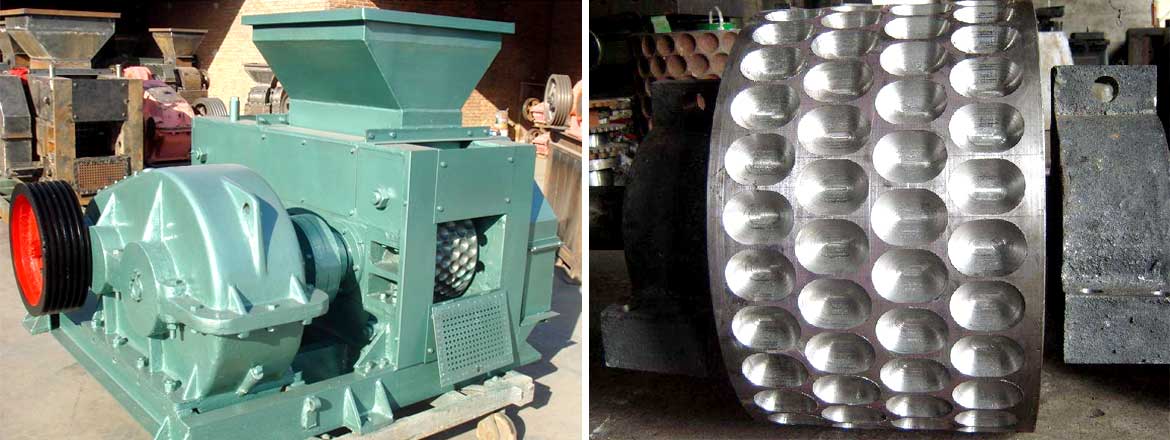 High pressure briquetting machine