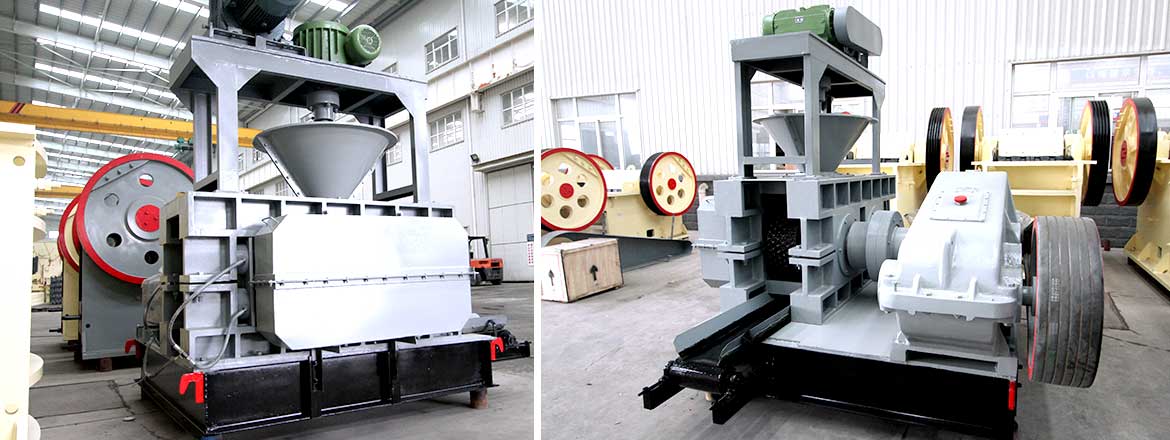 Lime briquetting machine